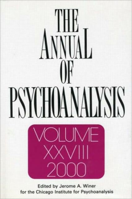 Book cover of: Annual of Psychoanalysis, V. 28. By: Jerome Winer