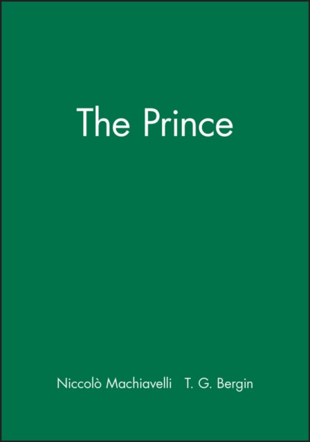 Book cover of: Prince. By: Niccolò Machiavelli