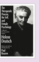 Book cover of: Therapeutic Process, the Self, and Female Psychology. By: Helene Deutsch