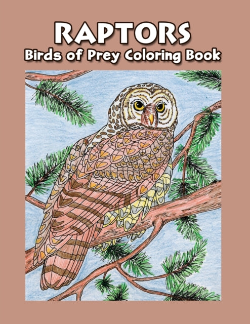 Book cover of: Raptors - Birds of Prey Coloring Book