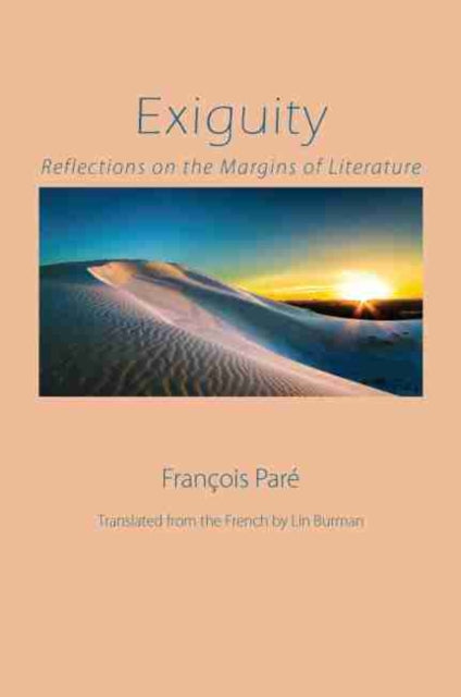 Book cover of: Exiguity. By: Francois Pare