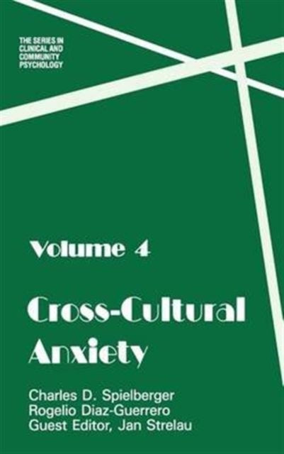 Book cover of: Cross Cultural Anxiety. By: Cha Spielberger