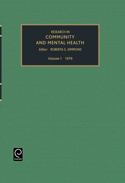 Book cover of: Research in Community and Mental Health. By: Roberta G. Simmons