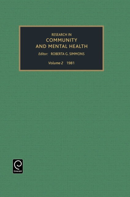 Book cover of: Research in Community and Mental Health. By: Roberta G. Simmons