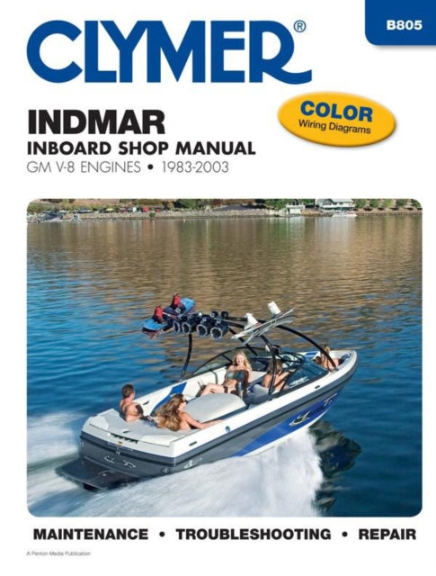 Book cover of: Indmar GM V-8 Inboards (1983-2003) Service Repair Manual. By: Primedia Business Directories & Books