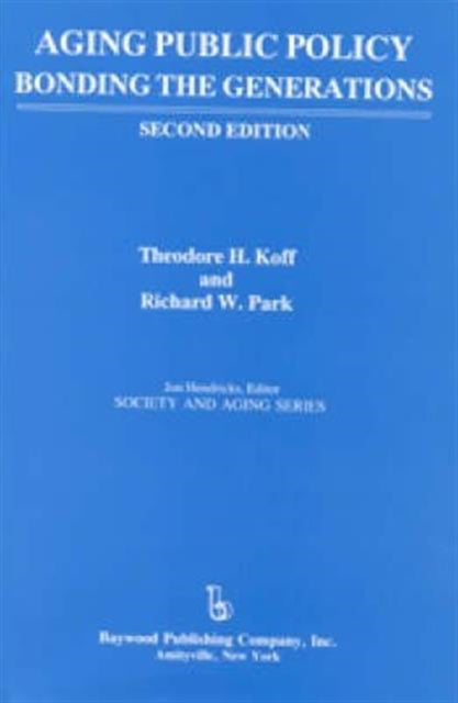 Book cover of: Aging Public Policy