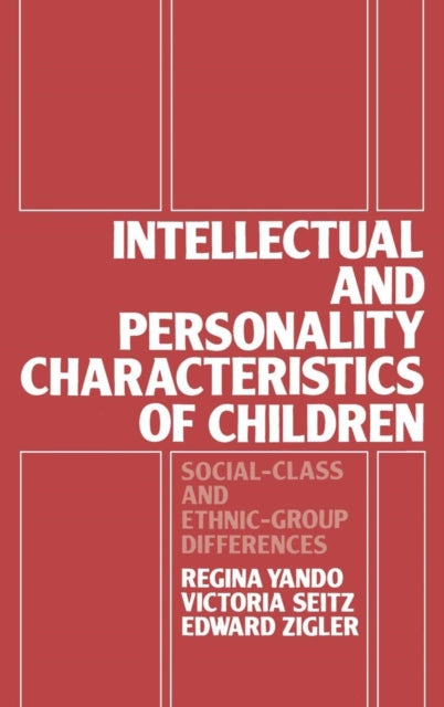 Book cover of: Intellectual and Personality Characteristics of Children