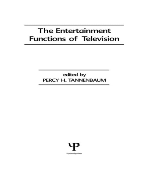Book cover of: Entertainment Functions of Television