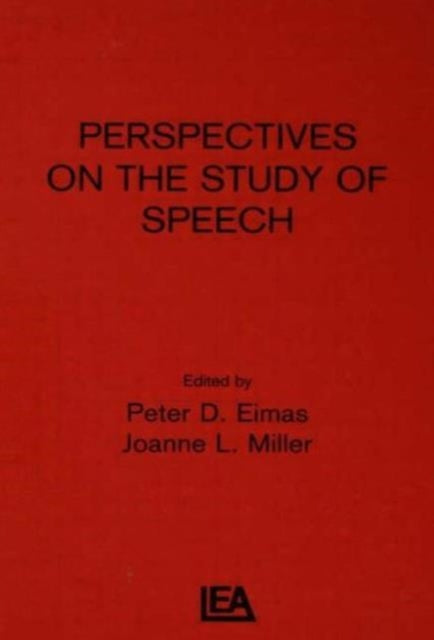 Book cover of: Perspectives on the Study of Speech