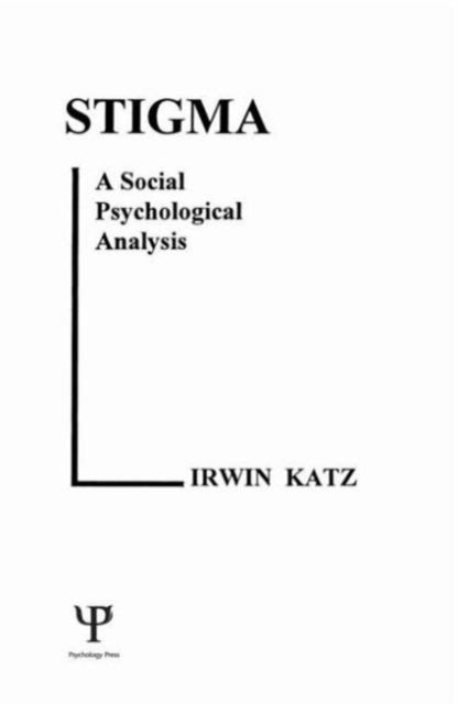 Book cover of: Stigma. By: I. Katz