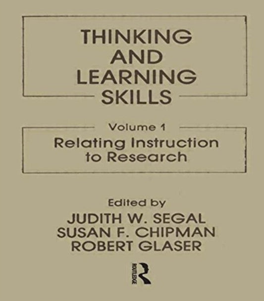 Book cover of: Thinking and Learning Skills
