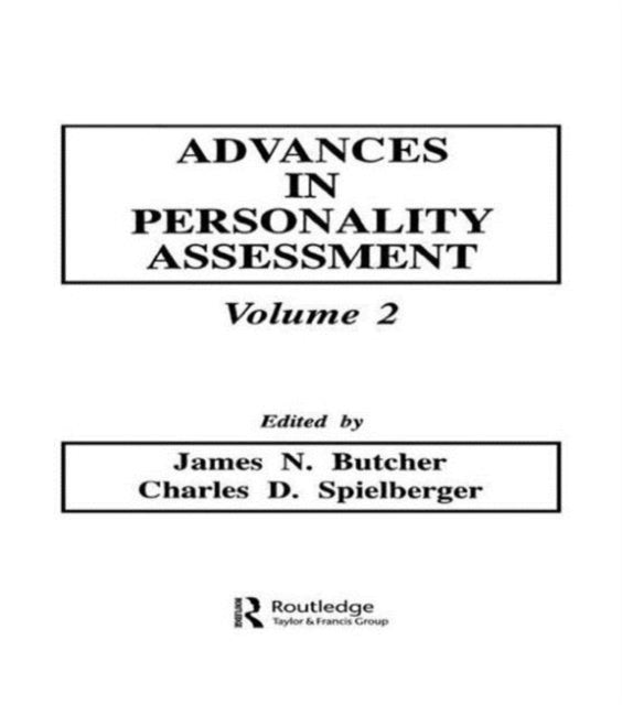 Book cover of: Advances in Personality Assessment