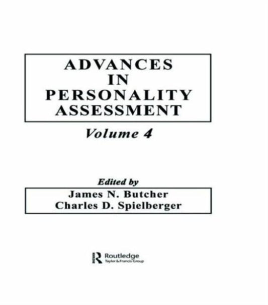 Book cover of: Advances in Personality Assessment