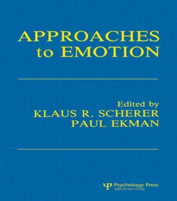 Book cover of: Approaches To Emotion