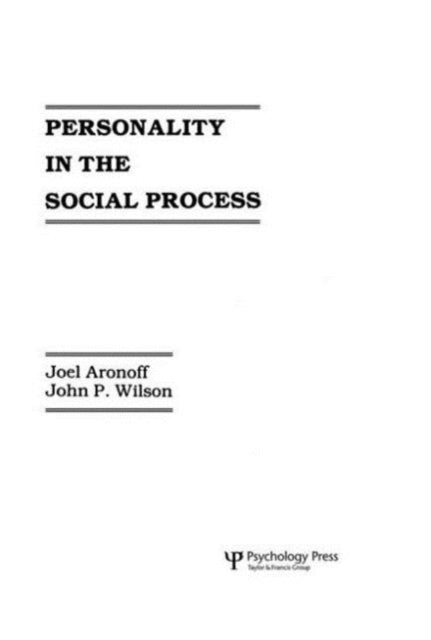 Book cover of: Personality in the Social Process