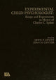 Book cover of: Experimental Child Psychologist