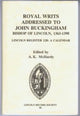 Book cover of: Royal Writs addressed to John Buckingham, Bishop of Lincoln, 1363-1398. By: Catholic Church