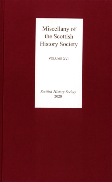 Book cover of: Miscellany of the Scottish History Society, volume XVI. By: The Scottish The Scottish History Society