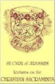 Book cover of: On the Christian Sacraments