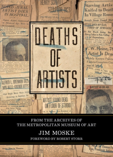Book cover of: Deaths of Artists. By: Jim Moske
