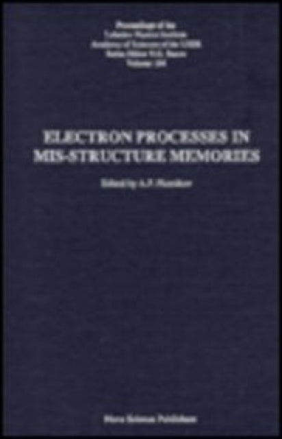 Book cover of: Electron Processes in MIS-Structures. By: A. F. Plotnikov