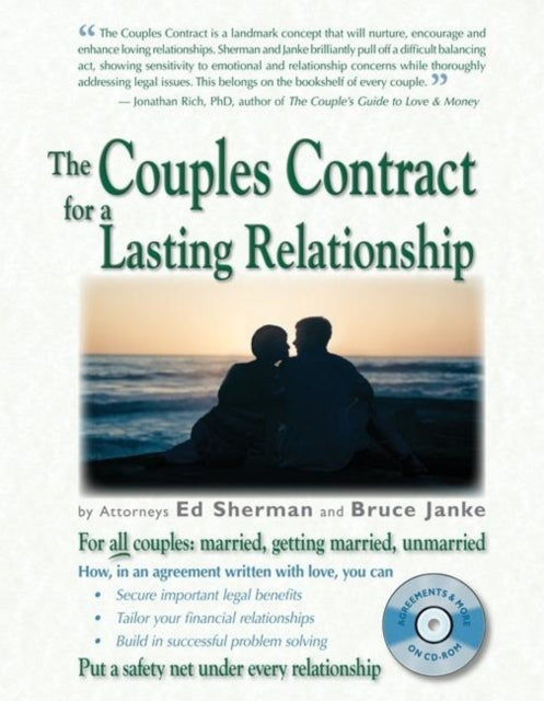 Book cover of: Couples Contract for a Lasting Relationship. By: Ed Sherman