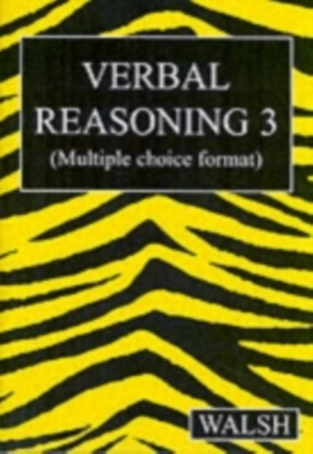 Verbal Reasoning 3 9780955309922 Walsh, Mary, Walsh, Barbara