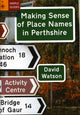 Book cover of: Making Sense of Place Names in Perthshire