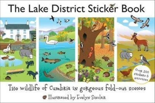Book cover of: Lake District Sticker Book. By: Evelyn Sinclair