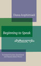 Book cover of: Beginning to Speak. By: Anphimiadi