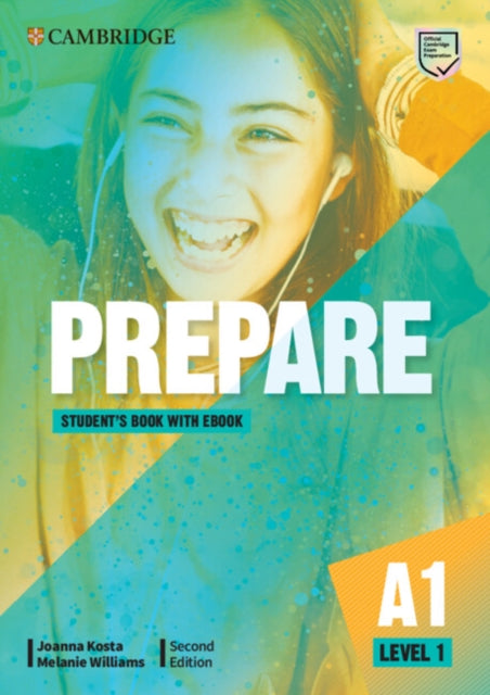Book cover of: Prepare Level 1 Student's Book with eBook. By: Joanna Kosta