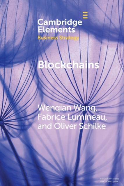 Book cover of: Blockchains. By: Wenqian Wang