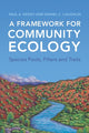 Book cover of: Framework for Community Ecology. By: Daniel C. Laughlin