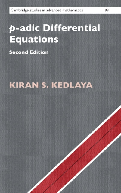 Book cover of: p-adic Differential Equations. By: Kiran Kedlaya