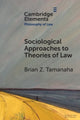 Book cover of: Sociological Approaches to Theories of Law. By: Brian Z. Tamanaha