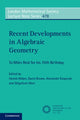 Book cover of: Recent Developments in Algebraic Geometry. By: Hamid Abban