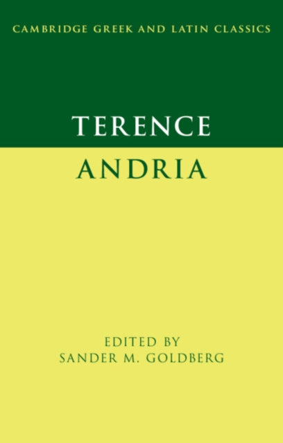 Book cover of: Terence: Andria. By: Sander M. Goldberg