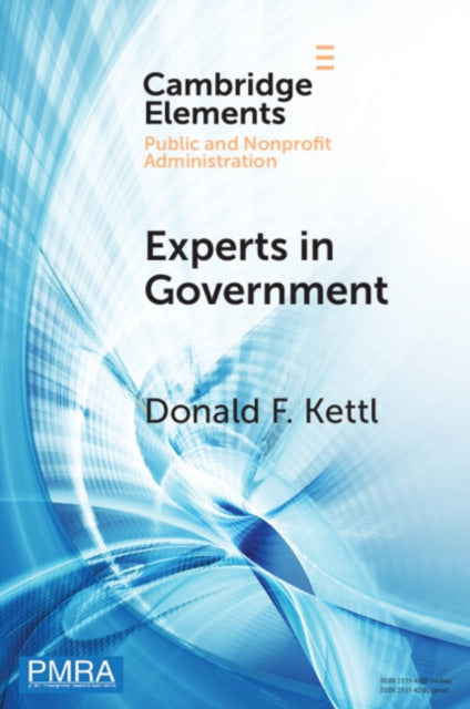 Book cover of: Experts in Government. By: Donald F. Kettl