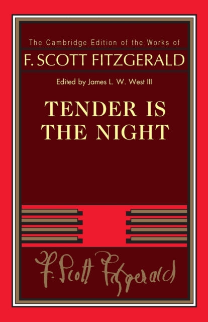 Book cover of: Tender Is the Night. By: F. Scott Fitzgerald