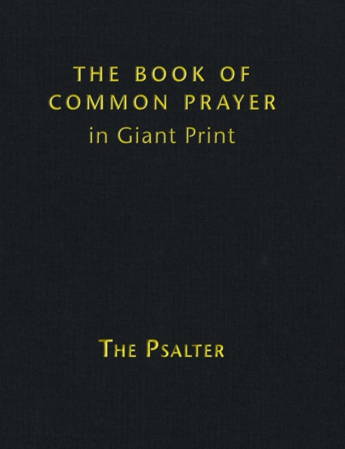 Book cover of: Book of Common Prayer Giant Print, CP800: Volume 3, The Psalter