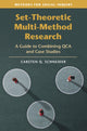 Book cover of: Set-Theoretic Multi-Method Research. By: Carsten Q. Schneider