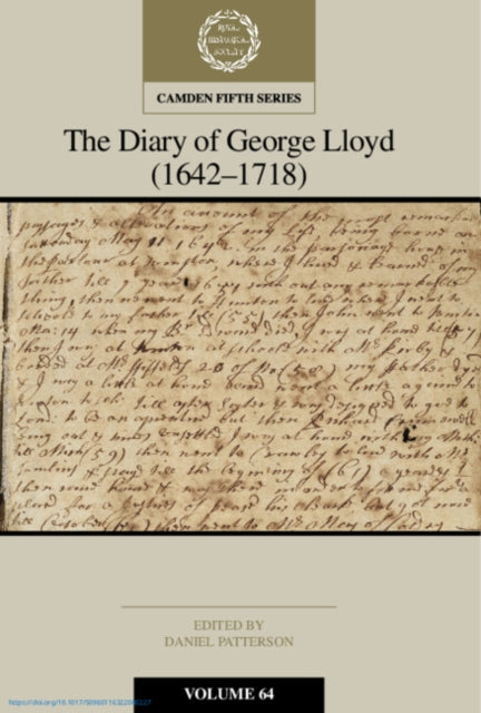 Book cover of: Diary of George Lloyd: Volume 64, Part 1. By: Daniel Patterson