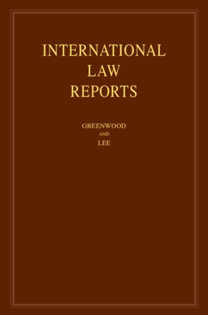 Book cover of: International Law Reports: Volume 201. By: Christopher Greenwood