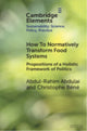 Book cover of: How To Normatively Transform Food Systems