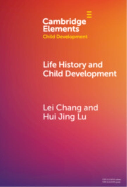 Book cover of: Life History and Child Development