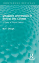 Book cover of: Discipline and Morale in School and College. By: M. F. Cleugh