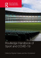 Book cover of: Routledge Handbook of Sport and COVID-19. By: Stephen Frawley