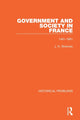 Book cover of: Government and Society in France. By: J. H. Shennan