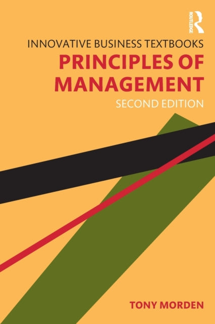 Book cover of: Principles of Management. By: Tony Morden