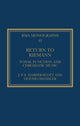 Book cover of: Return to Riemann. By: J. P. E. Harper-Scott